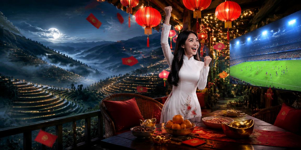 Người chơi Ban Cá trực tuyến tại Sapa trong trang phục áo dài truyền thống