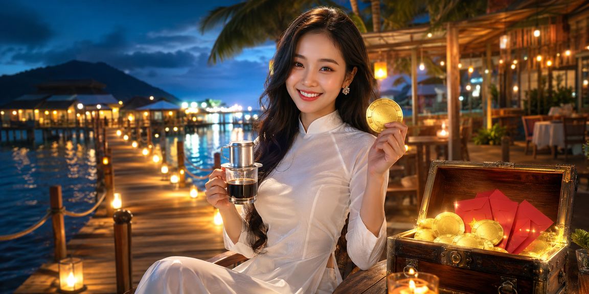 Người chơi nhận phong bao đỏ ưu đãi tại quán cà phê Vũng Tàu